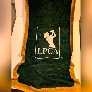 Vintage LPGA super soft Beach Towel. Golf